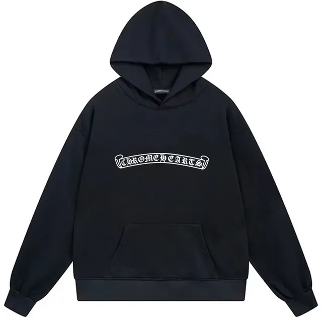 Black Graphic Cross Print Oversized Hoodie 4