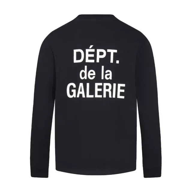 Black Long-Sleeve Crewneck Sweater 11