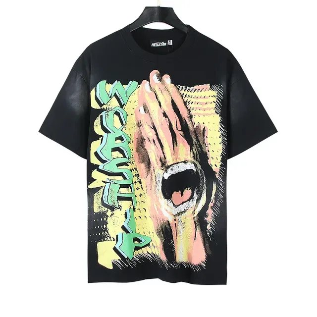 Black Oversized Double-Sided Graphic Print T-Shirt 5