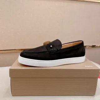 Loafer Moc-Toe de Ante Negro y Blanco