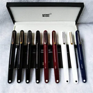 Burgundy Gold Sleek Capped Pens Metallic Clip Handbag 16