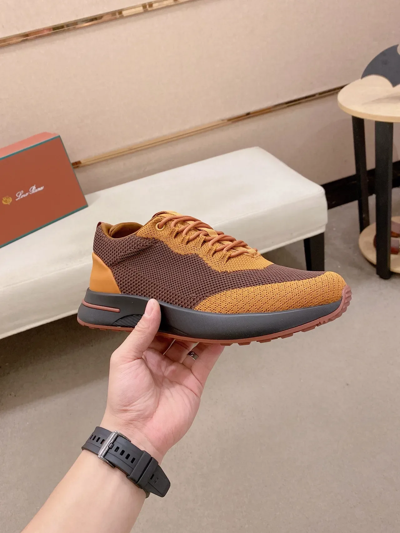 Color-Blocked Knit Low-Top Lifestyle Sneakers 5