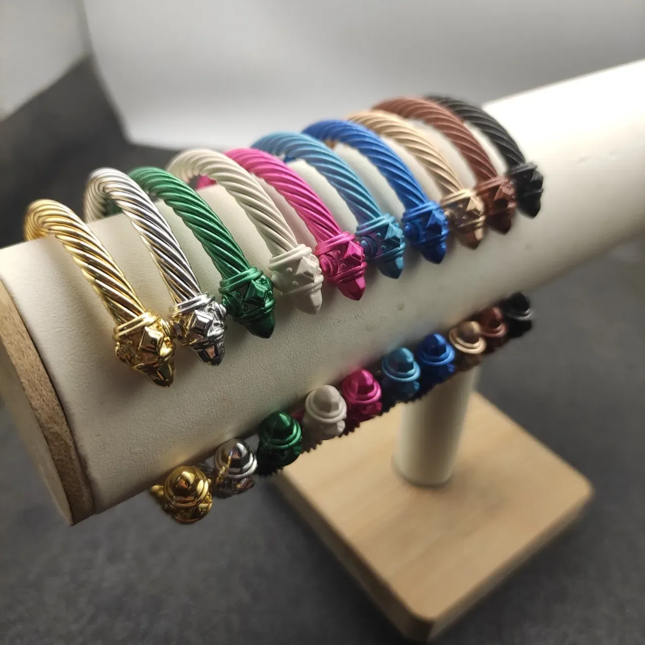 David Yurman Cable Classics Twisted Cable Gold Tone Bracelet 2