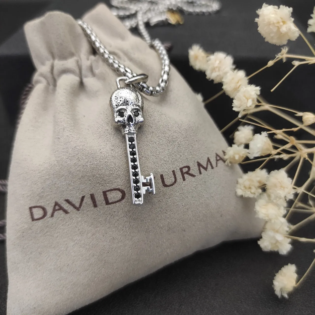 David Yurman Cable Collection collier chaîne à maillons de boîte bicolore argent or argent sterling 2
