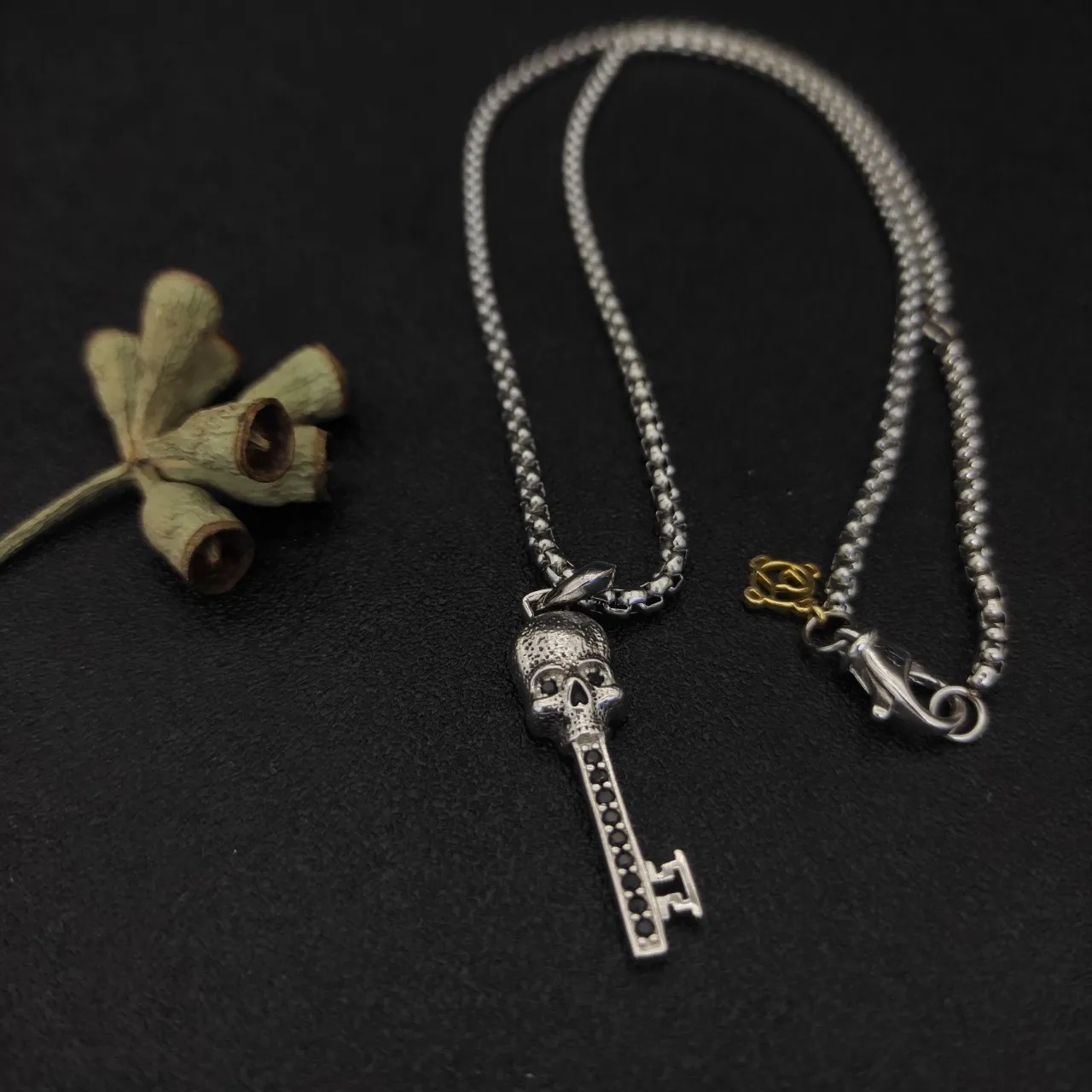 David Yurman Cable Collection collier chaîne à maillons de boîte bicolore argent or argent sterling 7