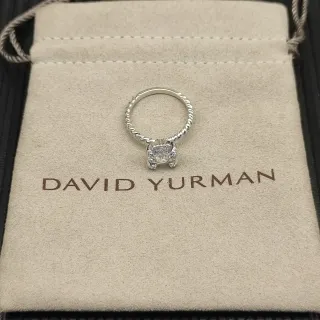 David Yurman 扭绳 枕形宝石 戒指