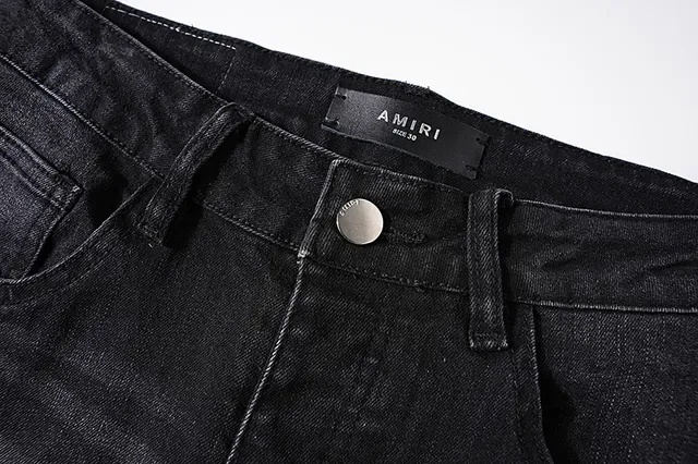 Jeans Negro Ajustados Rotos 14