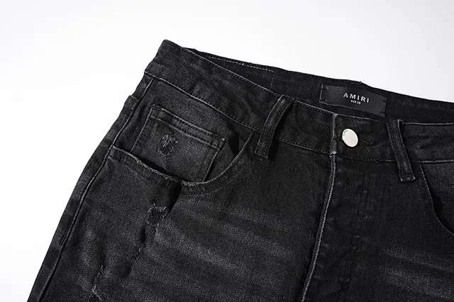 Jeans Negro Ajustados Rotos 15