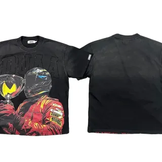 Camiseta gráfica negra DUAA Racer Trophy