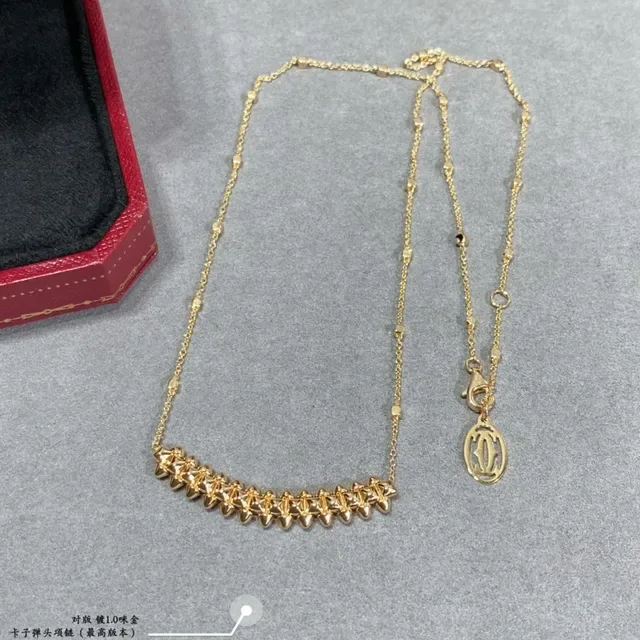 Colliers avec pendentif barre à picots en ton doré et argent 6