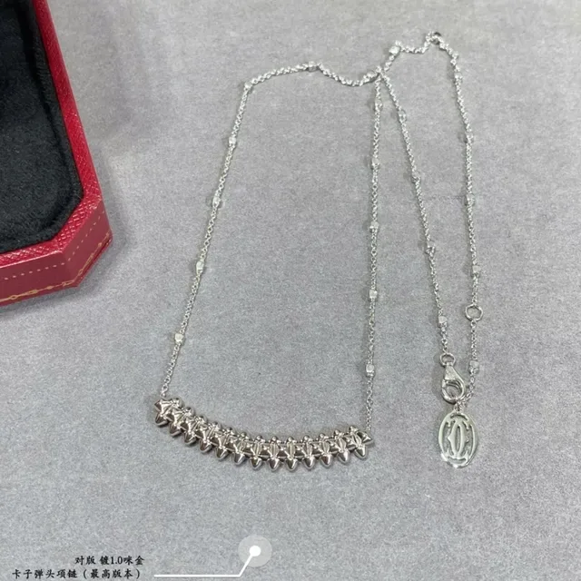 Colliers avec pendentif barre à picots en ton doré et argent 7
