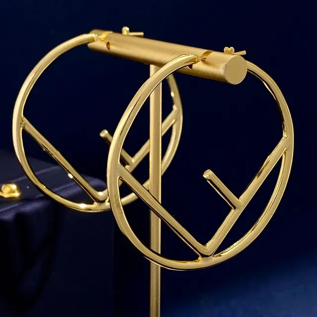 Gold and Silver Two-Tone Geometric Hoop Earrings 6