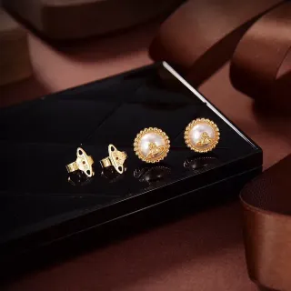 Dourado Branco Metal Pérola Cabochon Joias