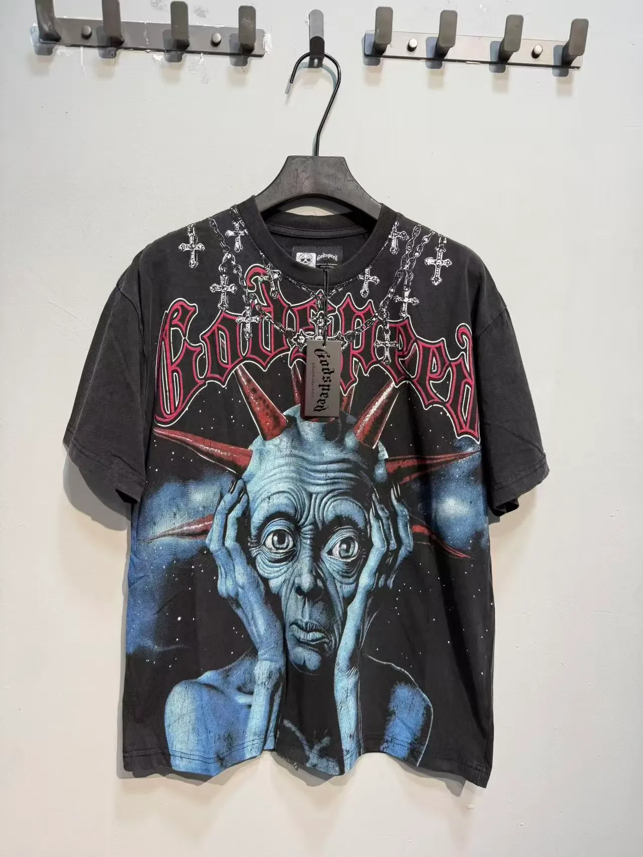 Graphic Print Crew Neck Short Sleeve T-Shirt 5