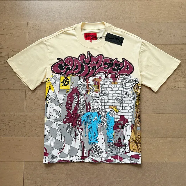Graphic-Print Oversized Double-Sided T-Shirt 5