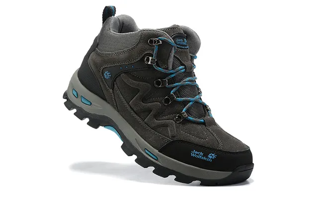 Jack Wolfskin Olive Green and Black Hiking Boots 2