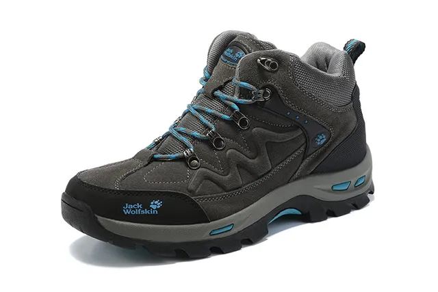 Jack Wolfskin Olive Green and Black Hiking Boots 8