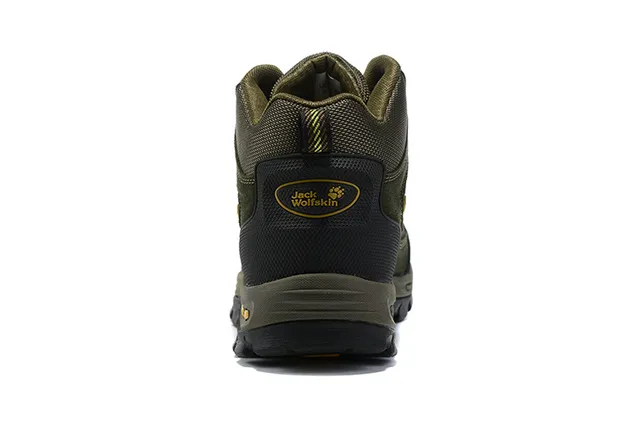 Jack Wolfskin Olive Green and Black Hiking Boots 11