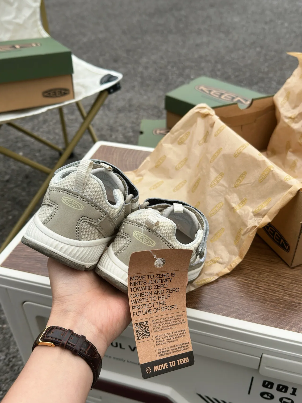 KEEN Blue Green Low-Cut Dual-Strap Hook-and-Loop Casual Sandals 13