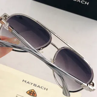 Maybach Aviator Double-Bridge Gradient Lens Sunglasses