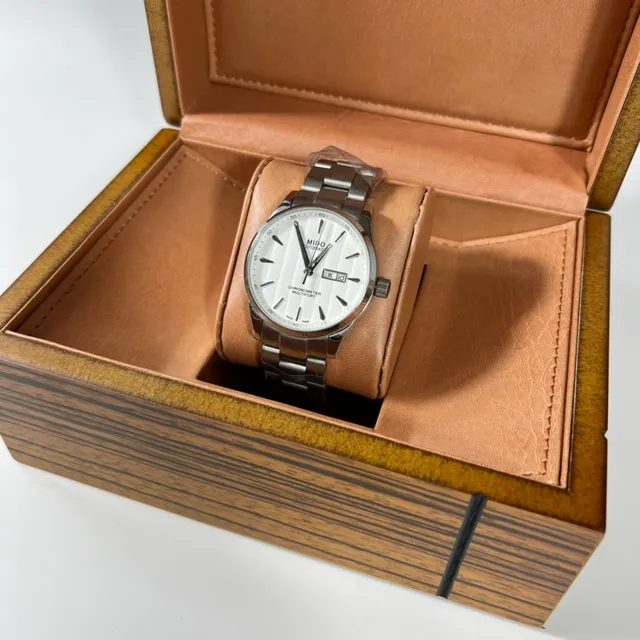 Mido Multifort Chronometer White Dial Mechanical Watch 6