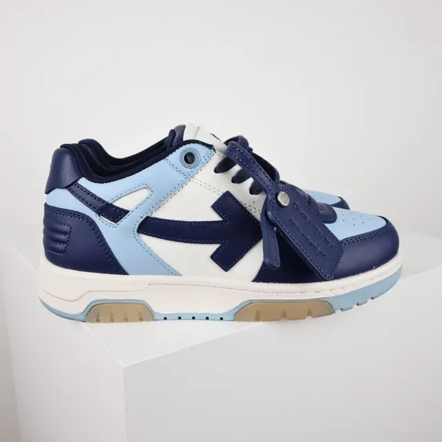 Navy and Sky Blue Color-Blocked Lifestyle Sneakers 3