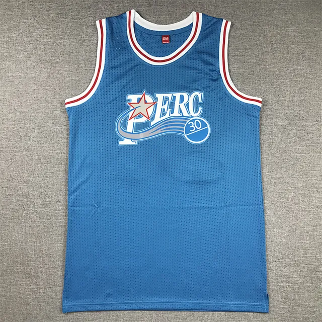 Perc O'Cet No. 30 جيرسي شبكي أزرق فاتح 2
