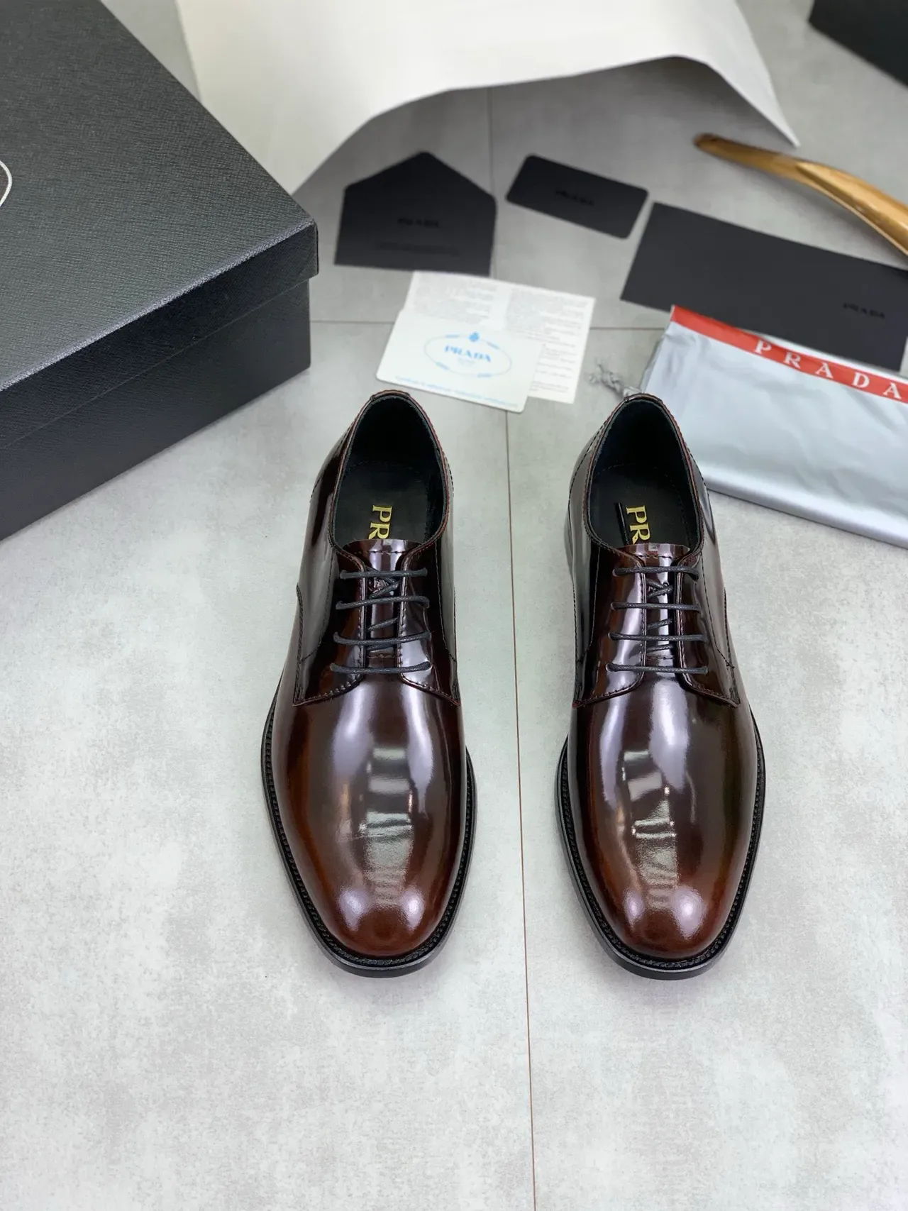 Chaussures Oxford Marron Poli Cap Toe 5