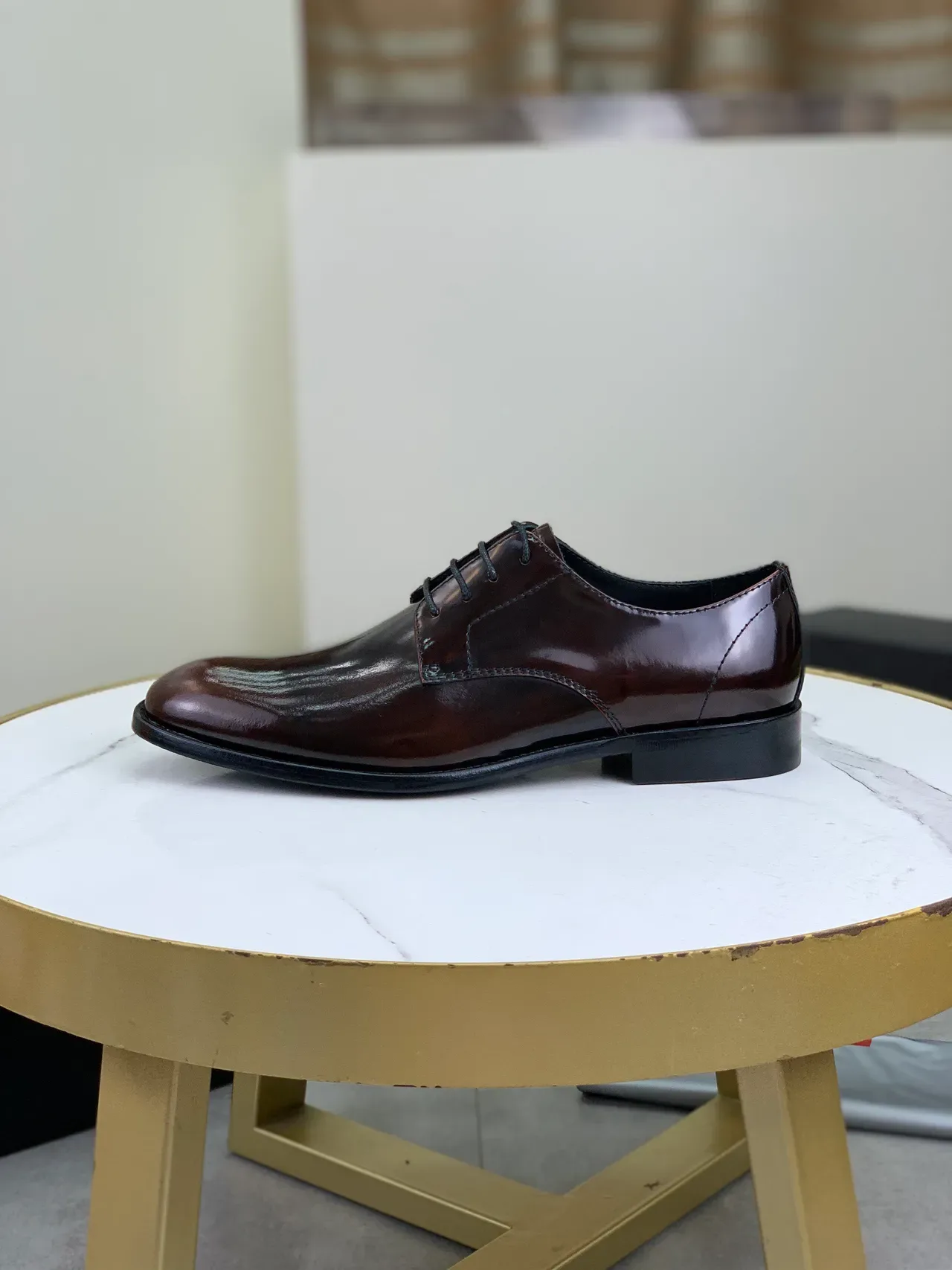 Chaussures Oxford Marron Poli Cap Toe 6