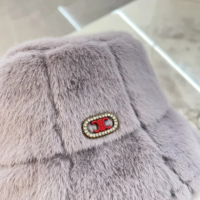 Chapéu Bucket Roxo Vermelho Pele Sintética Acolchoada 6