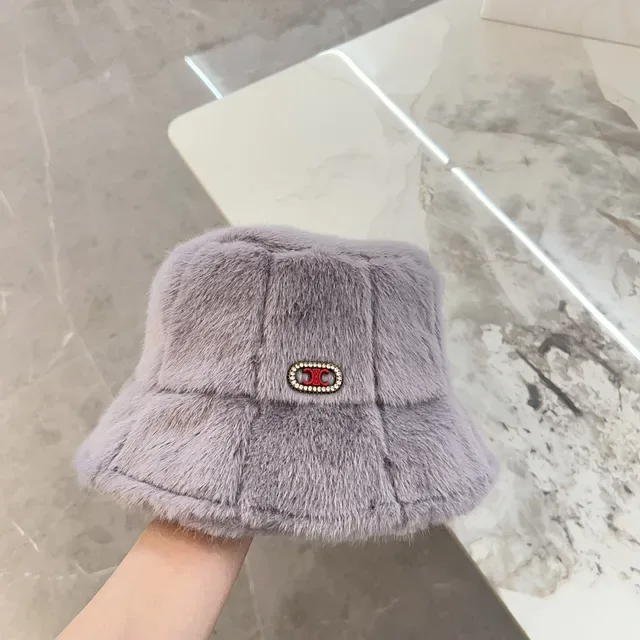 Chapéu Bucket Roxo Vermelho Pele Sintética Acolchoada 9