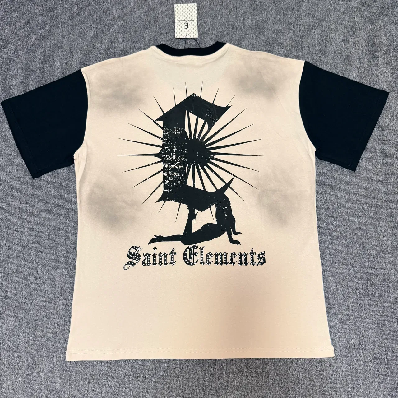 Saint Elements রিঙ্গার-স্টাইল অ্যাঞ্জেল প্রিন্ট টি-শার্ট 3