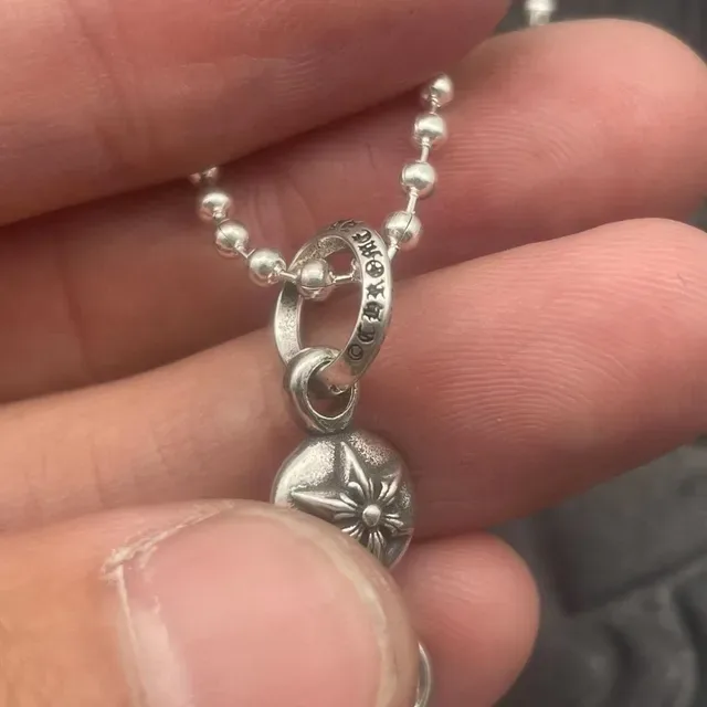 Silver Ball Chain Star Pendant Necklace 5