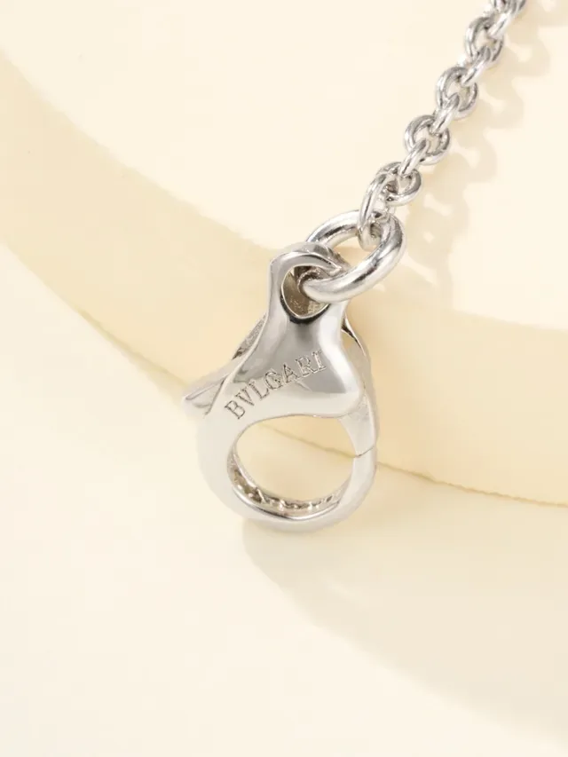 Silver-Tone and Black Multi-Ring Cylindrical Pendant Necklace 10