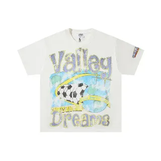 تي شيرت أوفرسايز بطباعة جرافيك Valley Dreams
