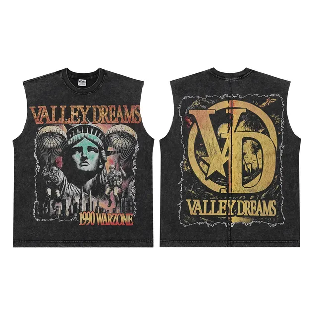 Valley Dreams 印花无袖圆领背心 3