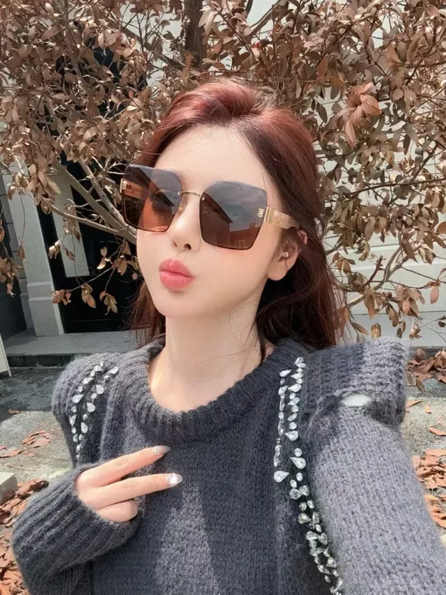 Gentle Monster Geometric Angular Frame Gold-Tone Sunglasses 3