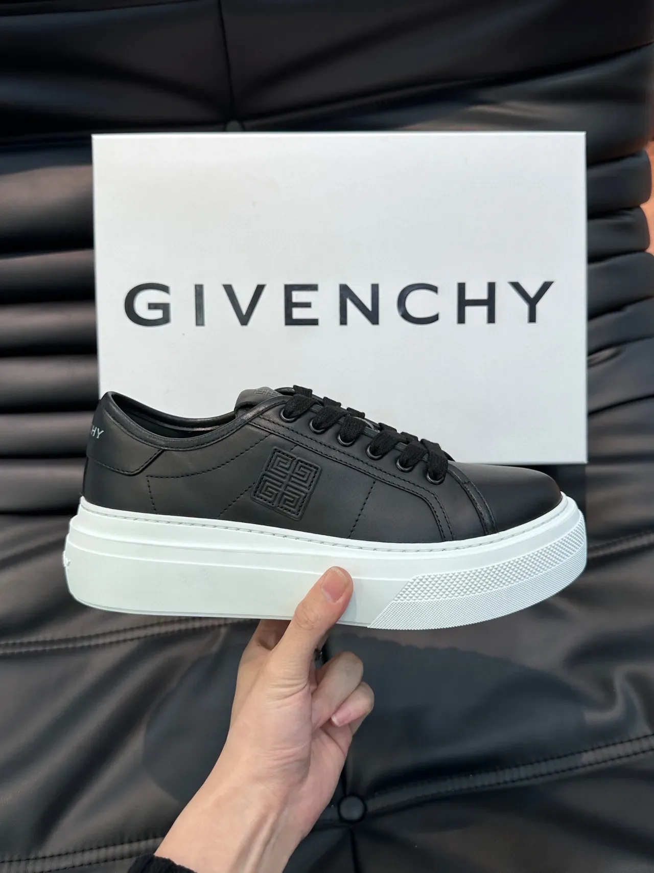Givenchy City Sport কালো প্ল্যাটফর্ম লাইফস্টাইল স্নিকার 4