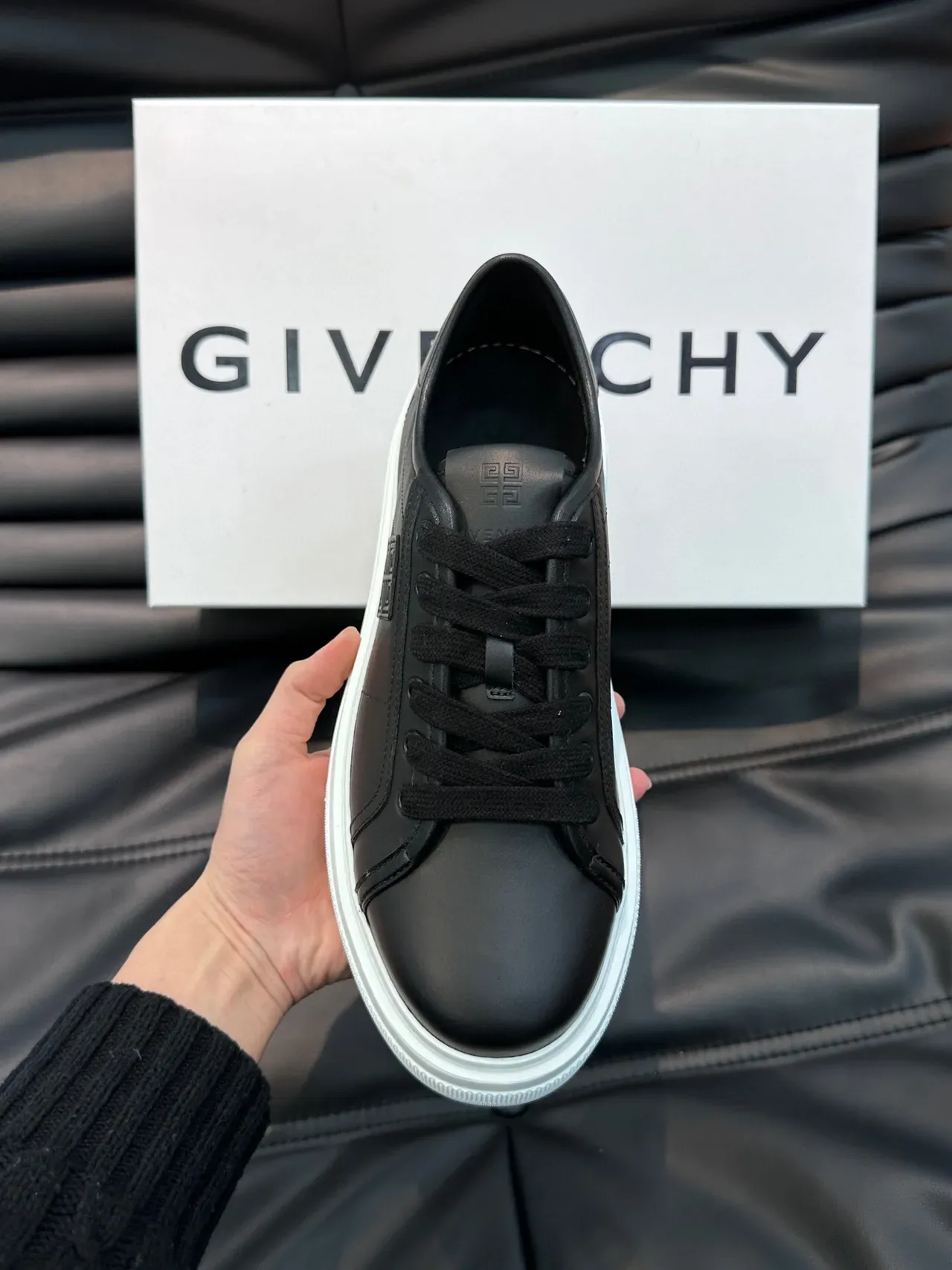 Givenchy City Sport কালো প্ল্যাটফর্ম লাইফস্টাইল স্নিকার 5
