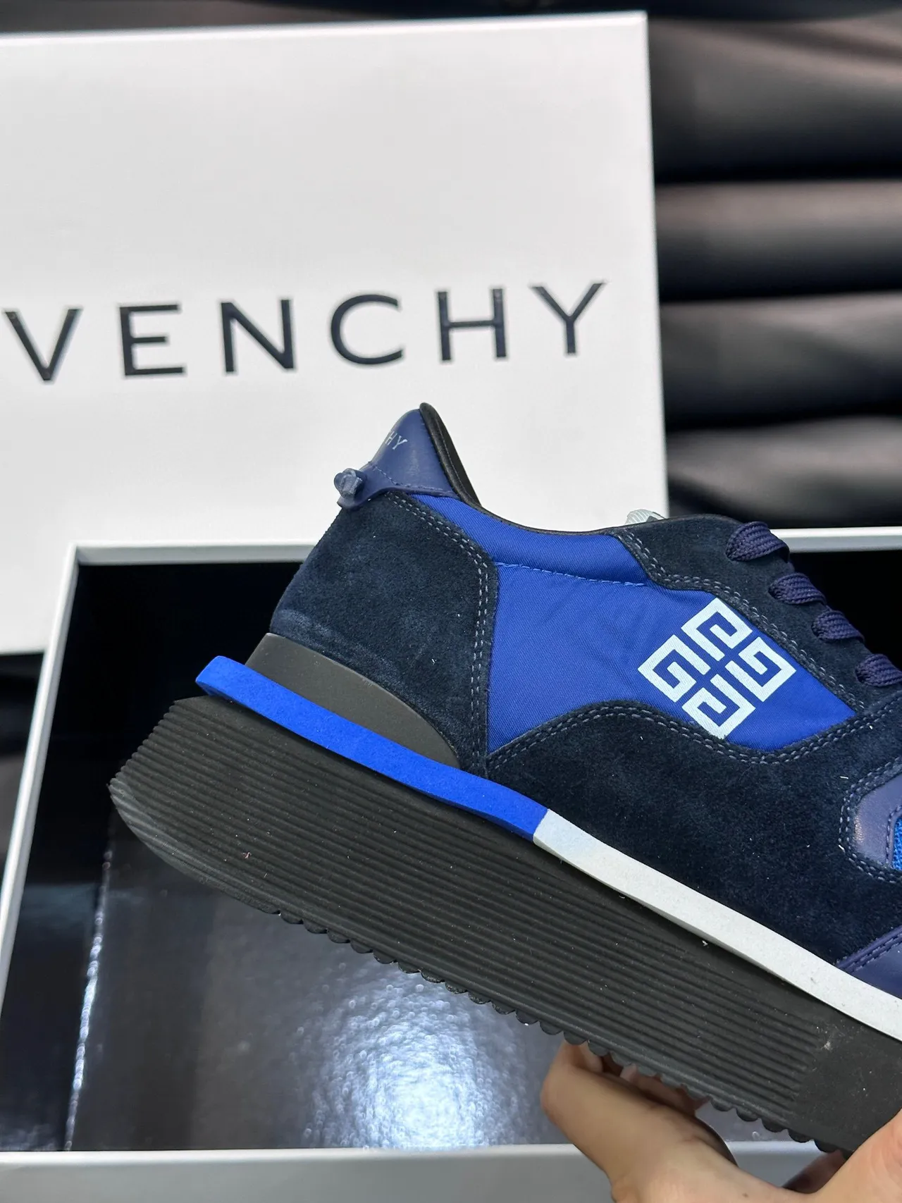 Givenchy City Sport Bleu et Marine Lifestyle Sneakers 6