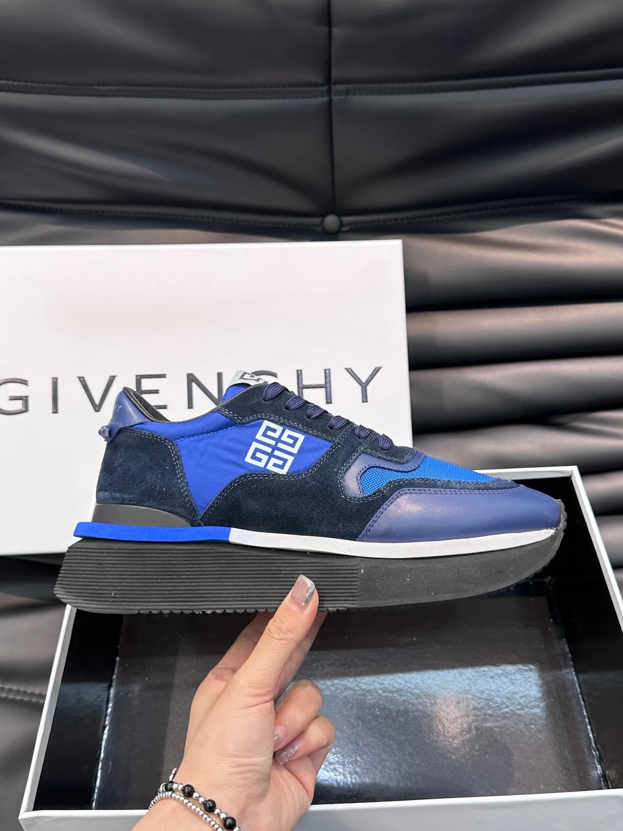 Givenchy City Sport Bleu et Marine Lifestyle Sneakers 9