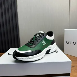 Givenchy City Sport Green Black White Chunky Sneakers