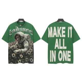 Godspeed Astronaut Graphic Oversized T-Shirt