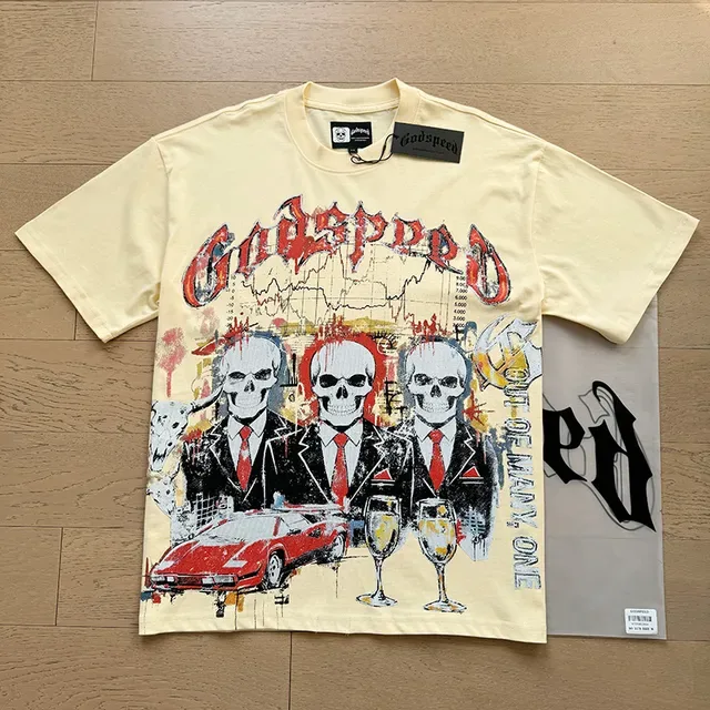 T-shirt oversize Godspeed à imprimé graphique 6