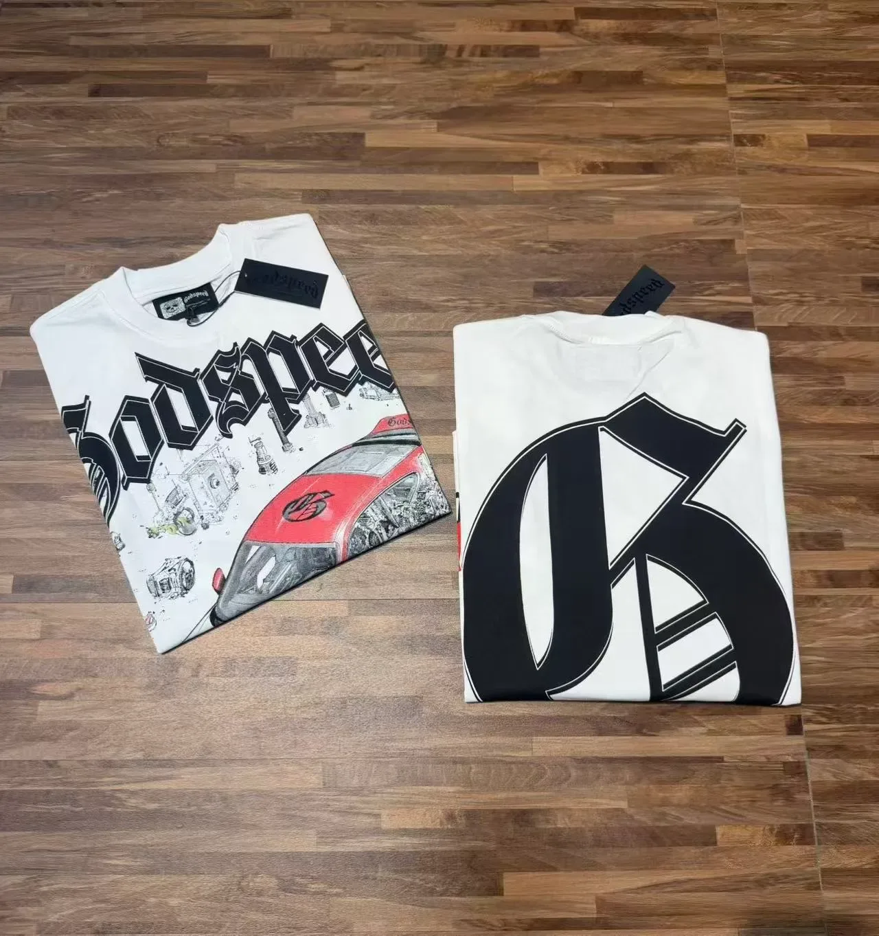 T-shirt oversize imprimé graphique Godspeed 4