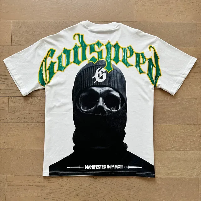 تي شيرت Godspeed بطباعة جرافيك 6