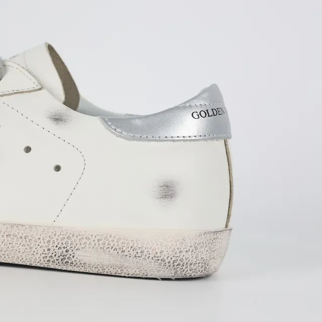 Golden Goose Superstar Off-White Glitter Star حذاء أسلوب حياة 4