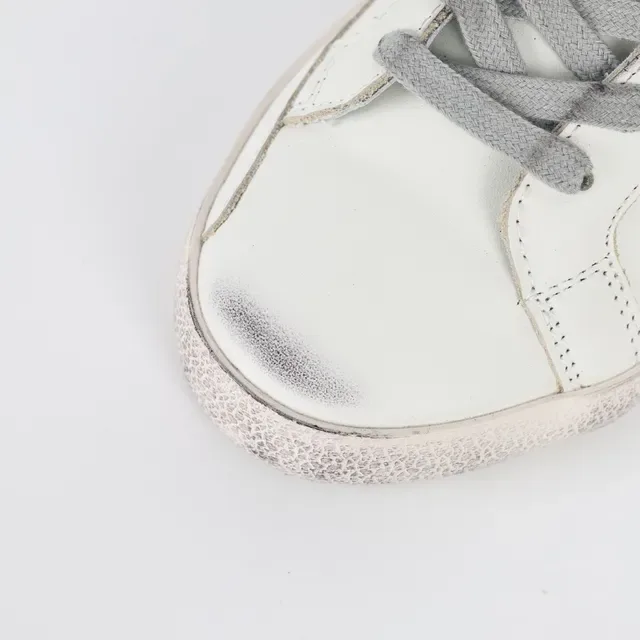 Golden Goose Superstar Off-White Glitter Star حذاء أسلوب حياة 5