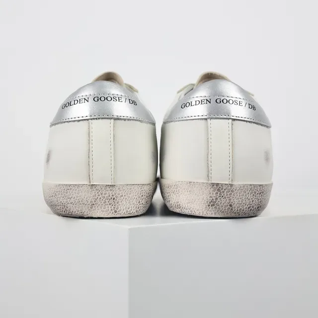 Golden Goose Superstar Off-White Glitter Star حذاء أسلوب حياة 8