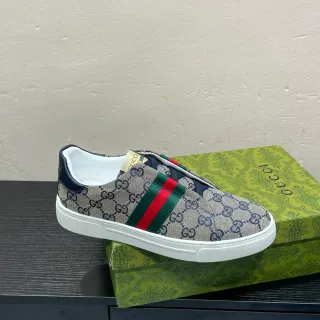 Gucci Ace GG Monogram Web Stripe Slip-On Zapatillas Lifestyle